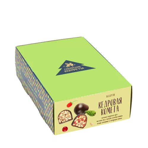  Кедровая комета Ассорти (9429) (классика, клюква, шишка, земляника), 540г   в Липецке