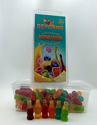  Жевательный мармелад Бутылочки МИКС, 250г      в Липецке