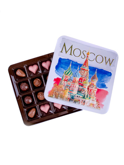  TM LORD Конфеты шоколадны MOSCOW(металлическая коробка)195г) в Липецке