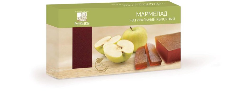  Мармелад пластовый 210г яблочный  в Липецке