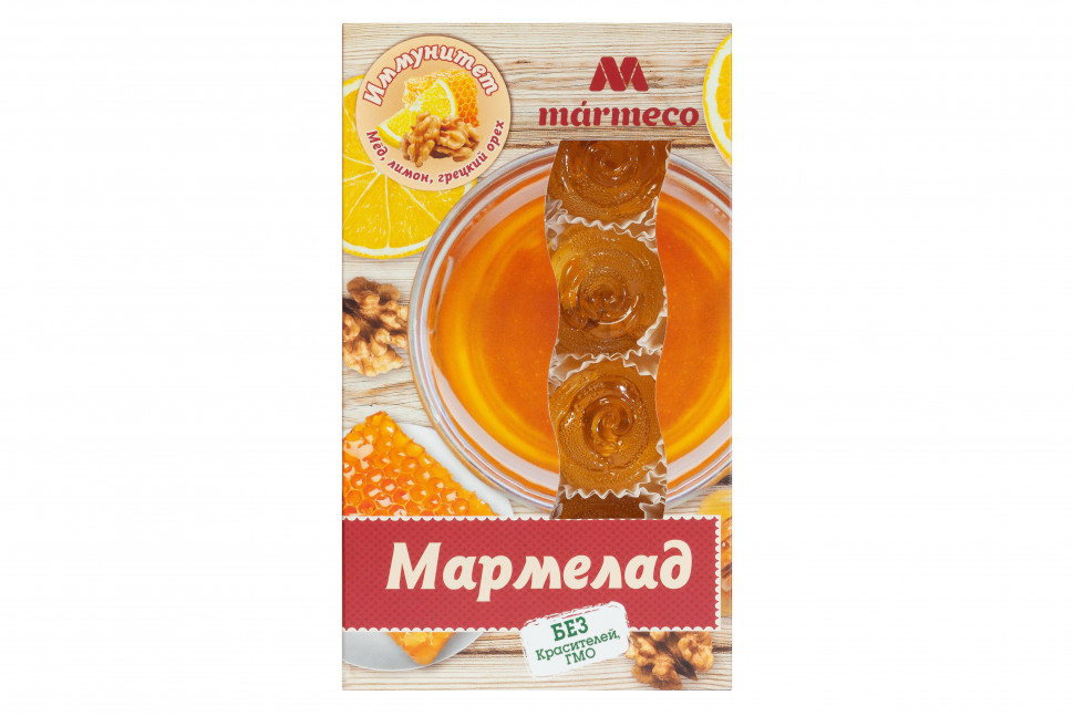  Мармелад "Иммунитет"  Мёд, лимон, грецкий орех, 180г  в Липецке